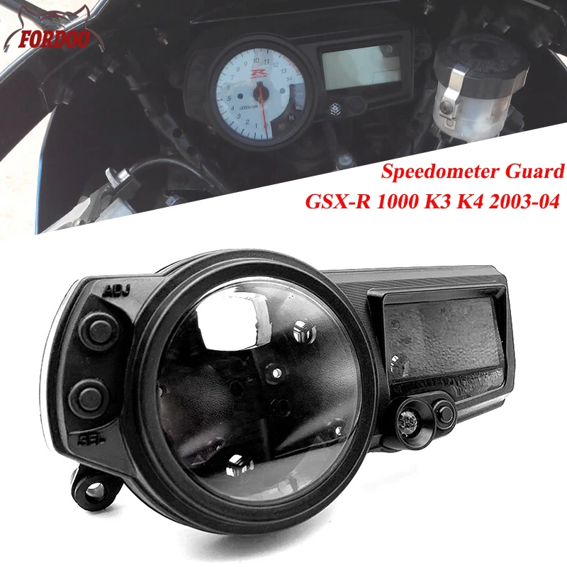 

For Suzuki GSXR1000 GSX-R gsxr 1000 K3 K4 2003 2004 Motorcycle Speedometer Speedo Meter Guard Tachometer Instrument Case Cover