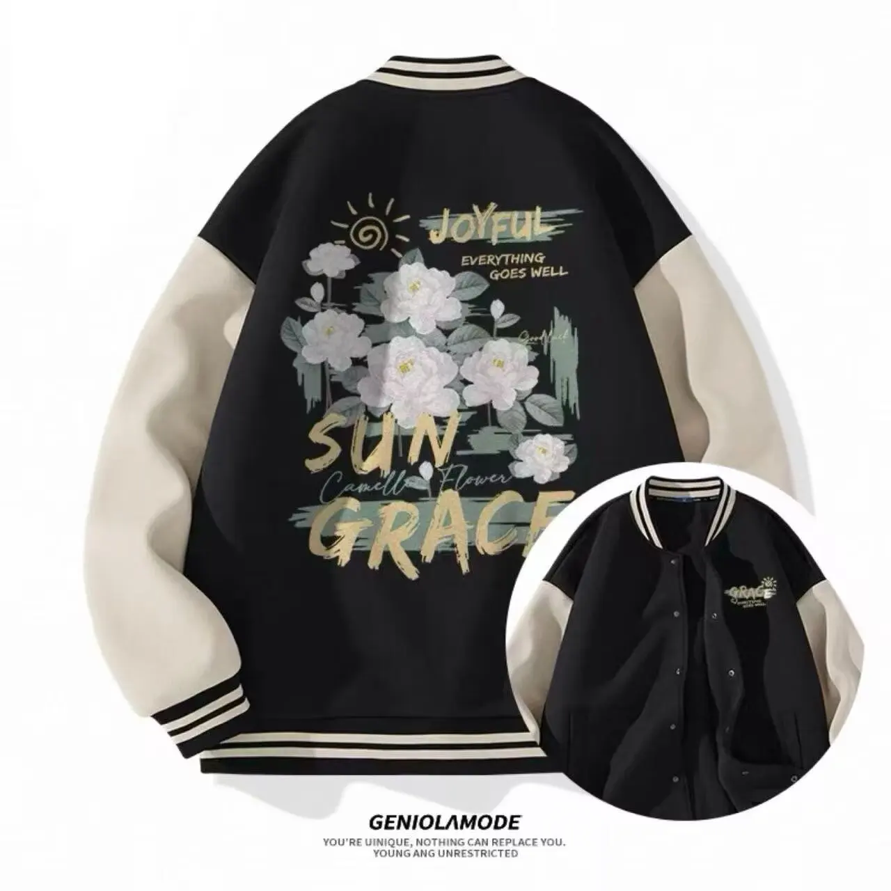 

Мужская бейсбольная куртка, повседневная универсальная осенне-зимняя одежда, длинное пальто из полиэстера, молодежное длинное пальто на молнии