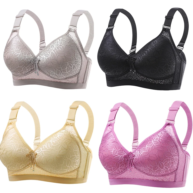 

New Seamless All Season Youth Development Period Anti Sagging Underwear Comfortable Breathable Lace Plus Size Bra for Teenagers