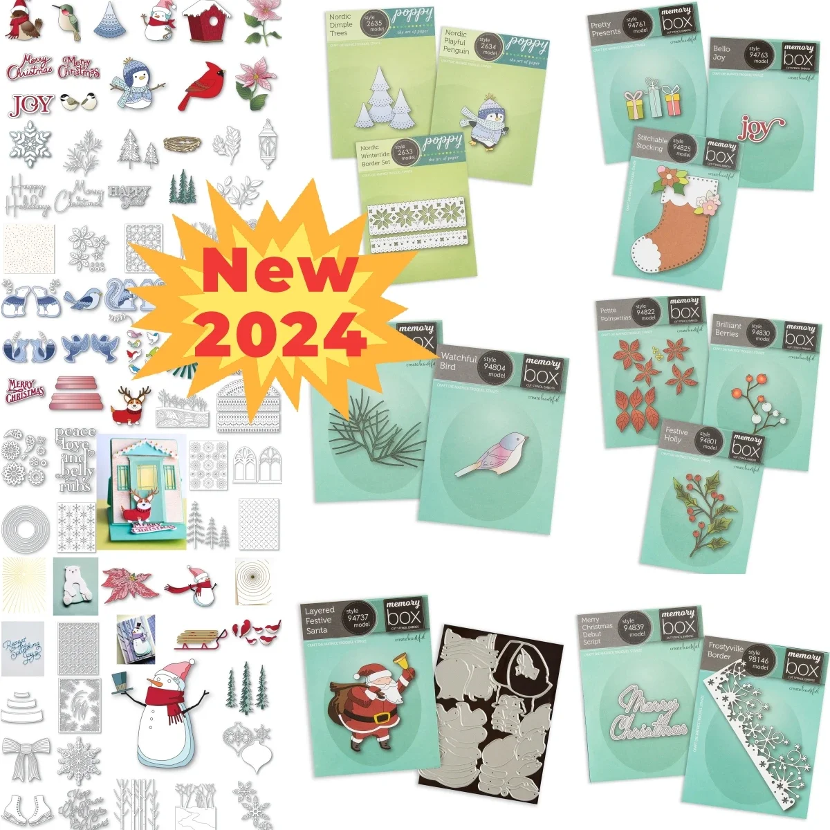 

New Metal Cutting Dies Christmas Collection for DIY Decorating Stencil Scrapbook Paper Card Album Embossing Craft Die Cut