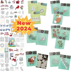New Metal Cutting Dies Christmas Collection for DIY Decorating Stencil Scrapbook Paper Card Album Embossing Craft Die Cut