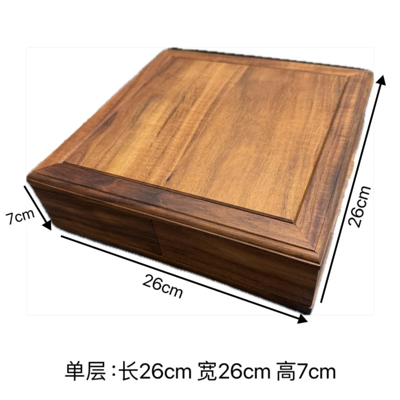 

Walnut Luban rotating mechanism box storage tea set jewelry bracelet Wenwan walnut storage Wenwan bracelet