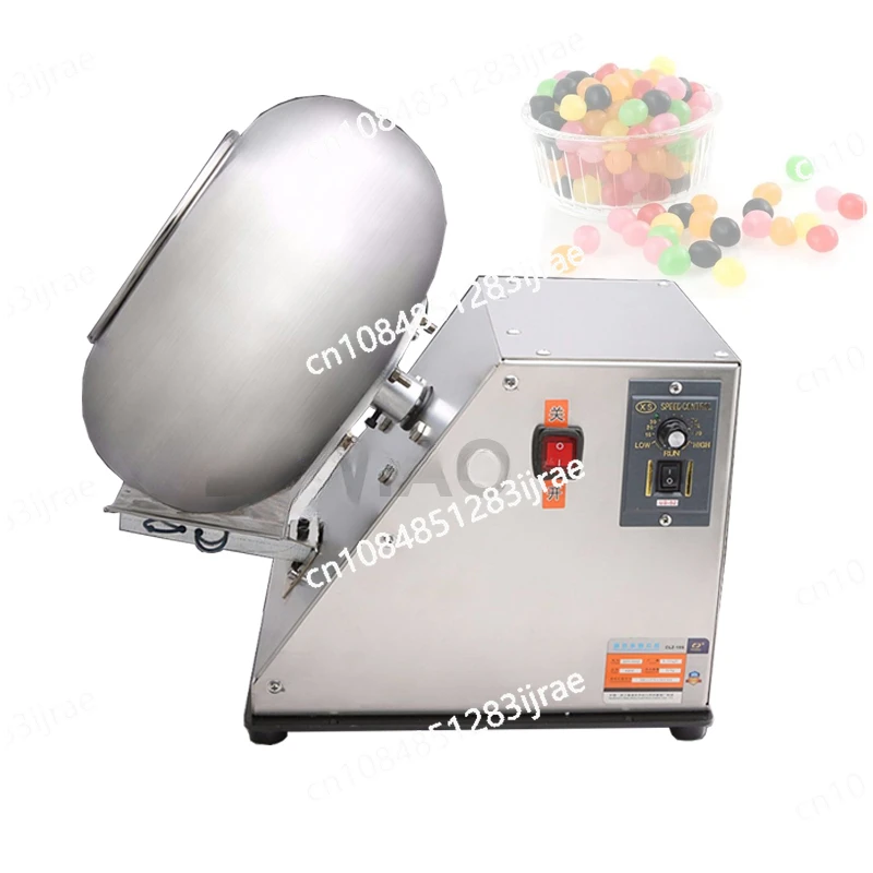 Chocolate Coating Pan Sugar Polishing Candy Snack Making Machines for Nuts Peanuts Sugar Candy Coating Machine