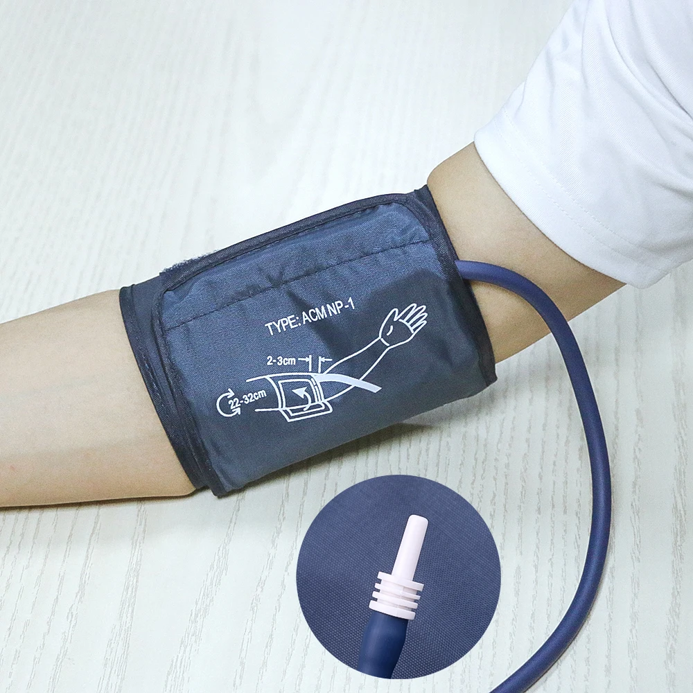 1pc Adult Blood Pressure Cuff 22-32cm For Arm Blood Pressure Monitor Meter Tonometer Sphygmomanometer