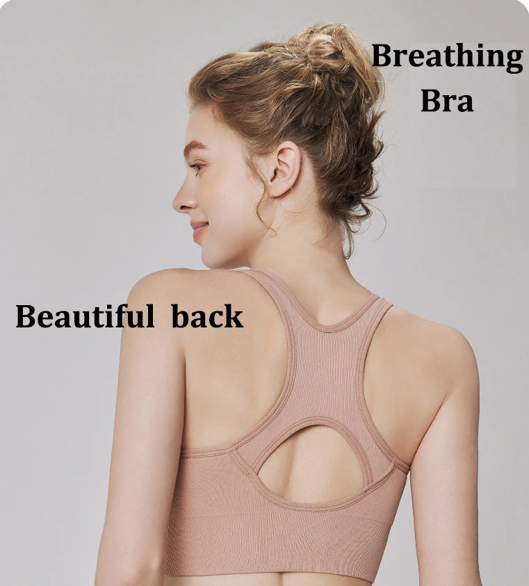 CZGUKE Damen Sport-BH mit Reißverschluss, Plus Size, stoßfester BH, Damen Yoga-Lauf-Fitness-BH, Damen-Unterwäsche – Detail 13
