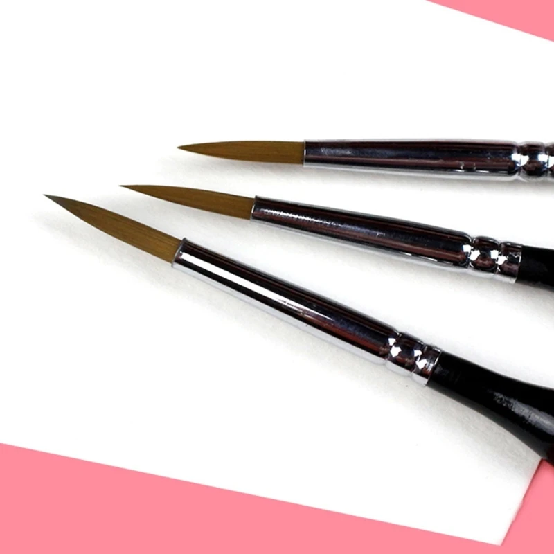 Set pennelli precisione E9LB Pennelli per dettagli per lavori dettaglio e pittura artistica