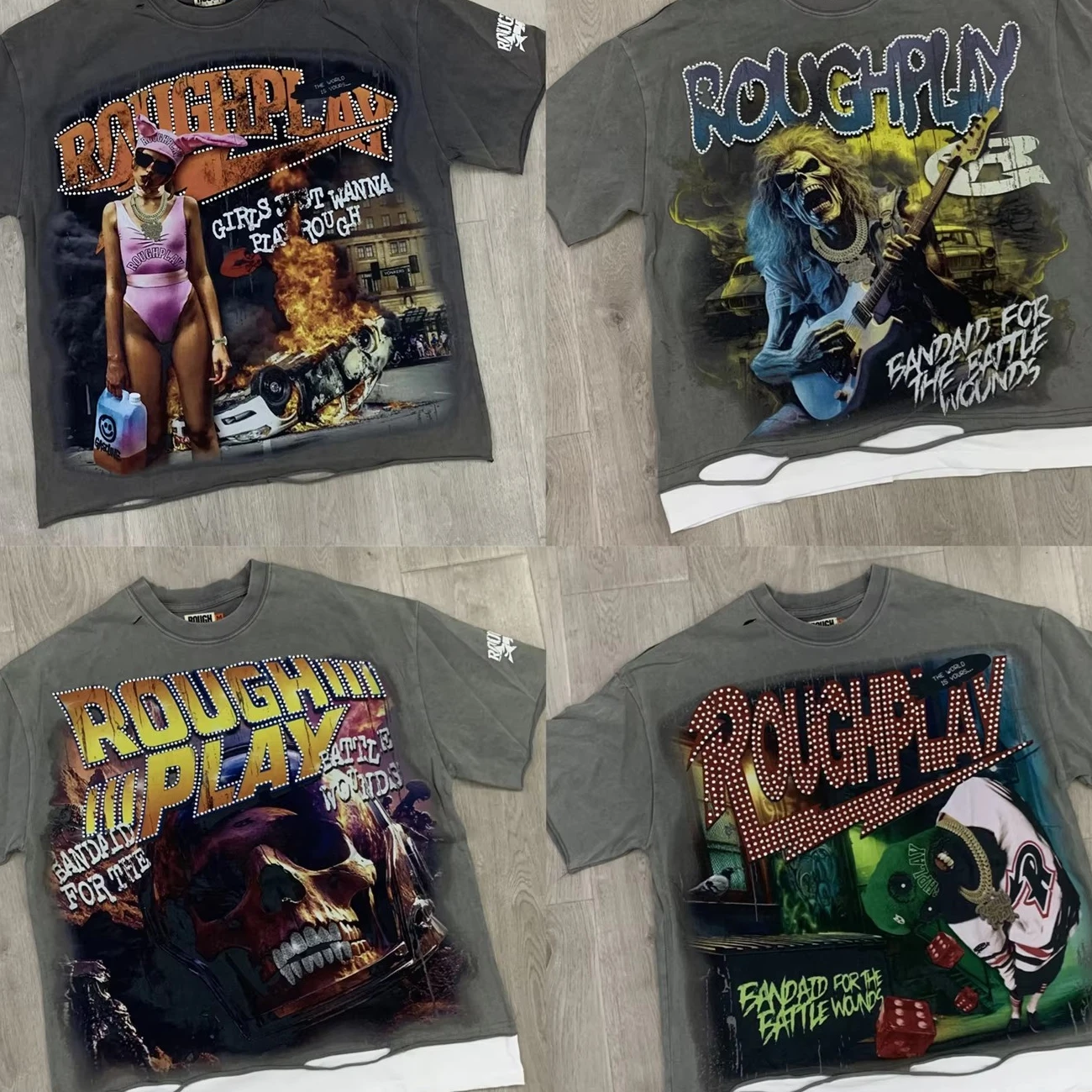 

Футболки Rough Play Различные мужские и женские футболки Get ready to rock 'n play в стиле с помощью наших топов с короткими рукавами RoughPlay