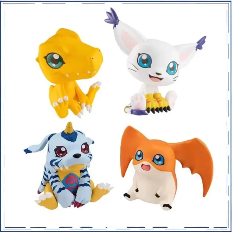 Anime Digimon Adventure Gabumon Patamon Tailmon Q Version Christmas Gifts or Collection Genuine Action Figure Model Toys