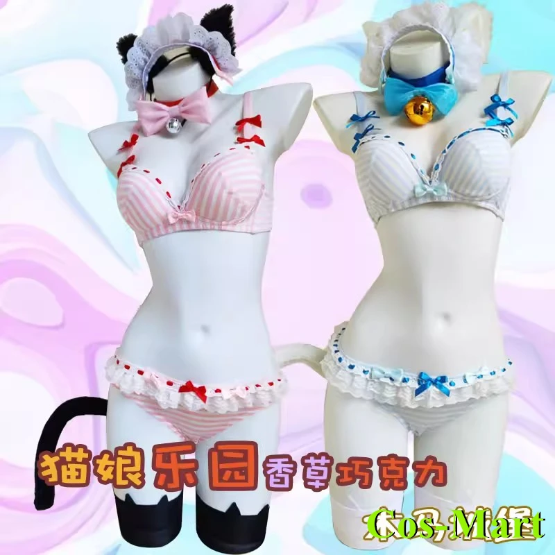 

Костюм для косплея Cos-Mart NEKOPARA OVA: Набор для переодевания в купальнике, бикини и нижнем белье в стиле Cat Princess Park, для Хэллоуина