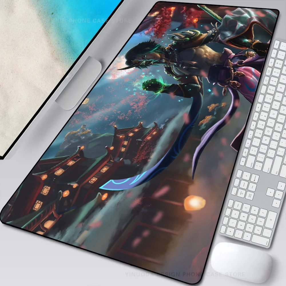 

Xiao Genshin Impact Mousepad Mouse Mat Desk Mat With Pad Gaming Accessories Prime Gaming XXL Keyboard Pad