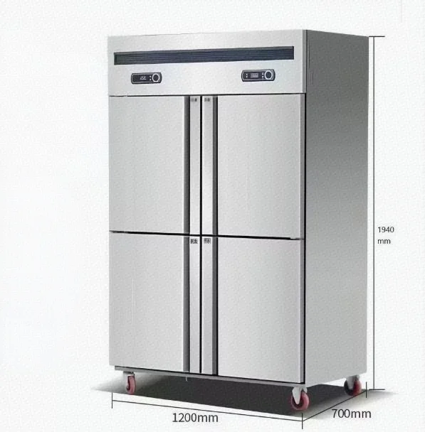 High Quality Vertical Commercial Kitchen Refrigerator With Glass Door Mobile Restaurant Commercial Refrigeration Equipment