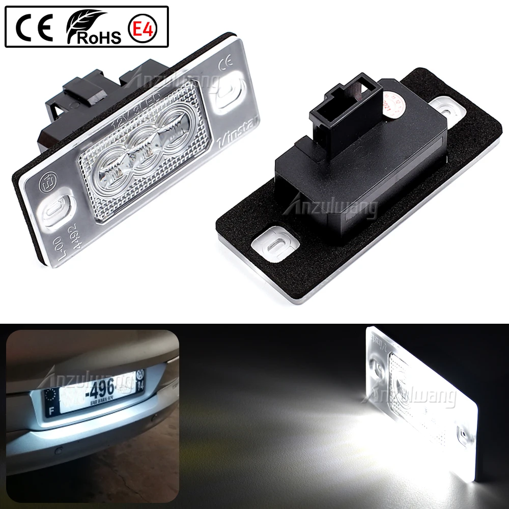 Oświetlenie tablicy rejestracyjnej LED do VW Touareg 03-10 Tiguan 07-13 Golf 5 Passat B5.5 5D touring Porsche Ceyenne