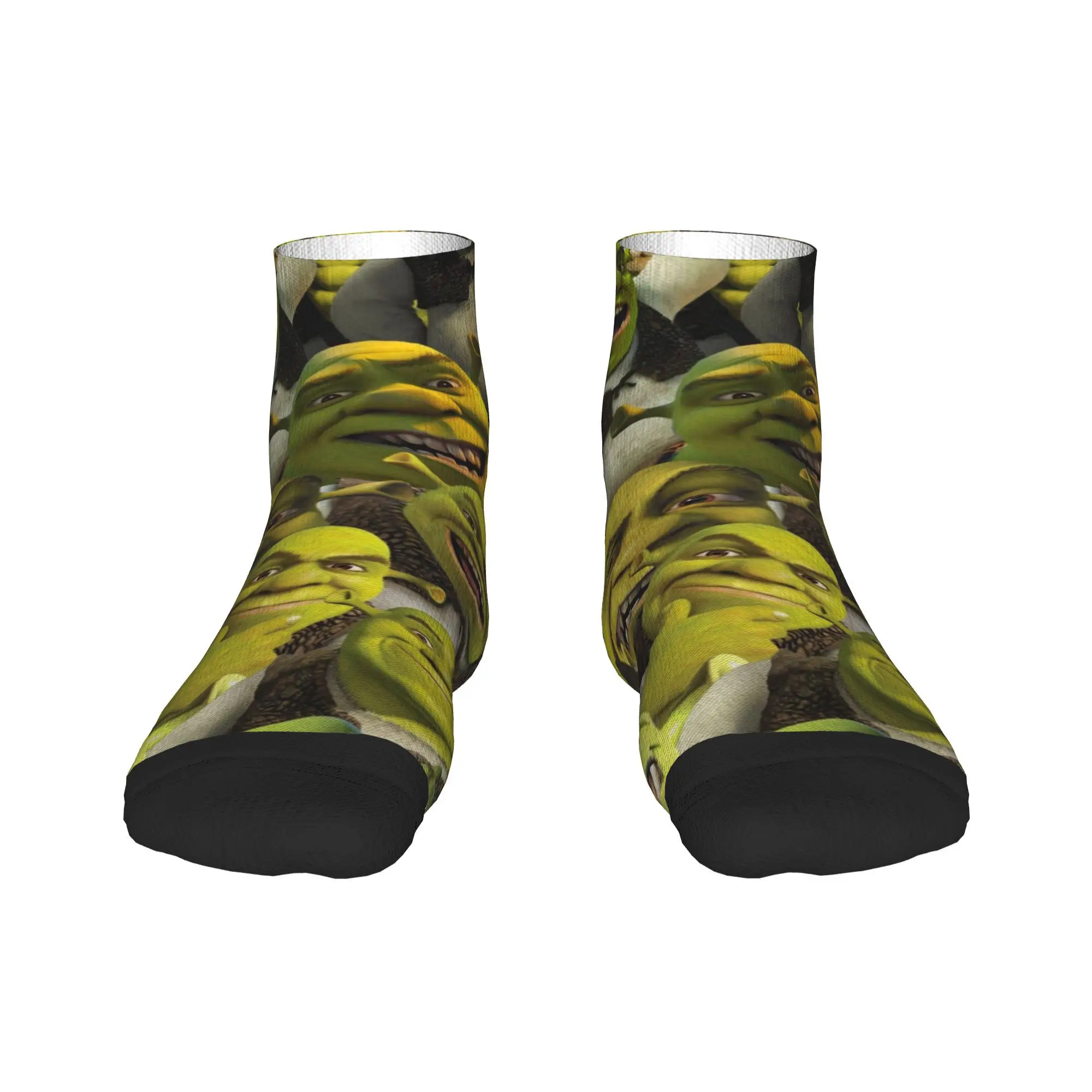 Shrek Collage Socks Harajuku Sweat Absorbing Stockings All Season Socks Accessories for Unisex Birthday Present