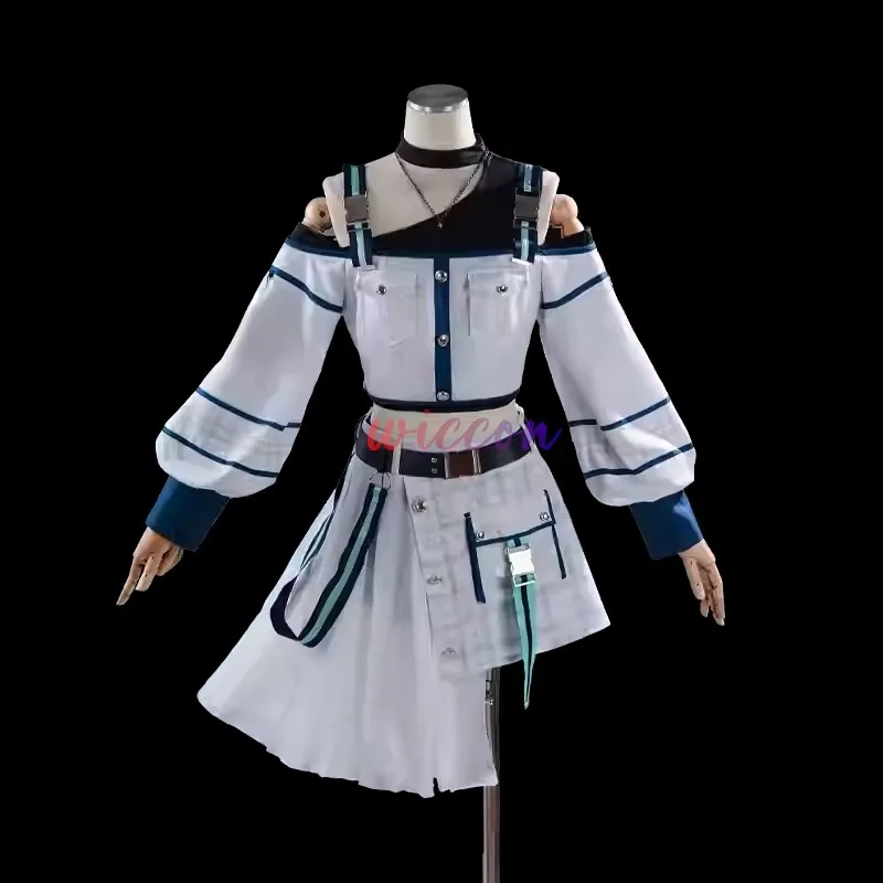 )(*&BanG Dream! It's MyGO!!!!! Raana Kaname COS !@#@!#% Girl Halloween Party Sweet Uniform Hat Skirt Socks Belt Accessories Set