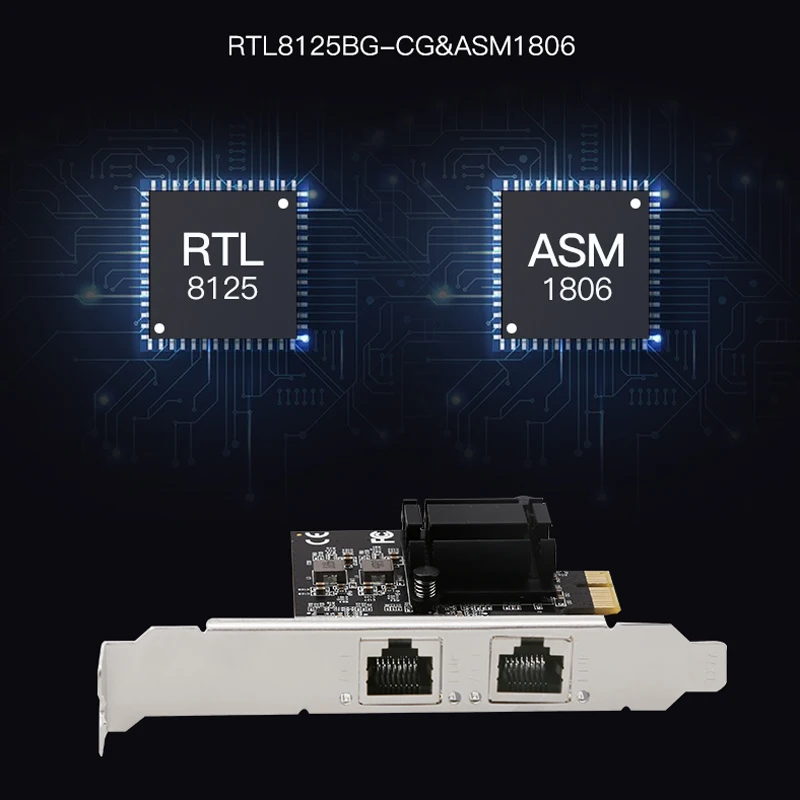 إيثرنت سريع 10/100/1000 ميجابت في الثانية لعبة PCIE بطاقة Lan بطاقة 2500 ميجابت في الثانية جيجابت بطاقة الشبكة محول RJ-45 LAN محول PCIE إلى إيثرنت