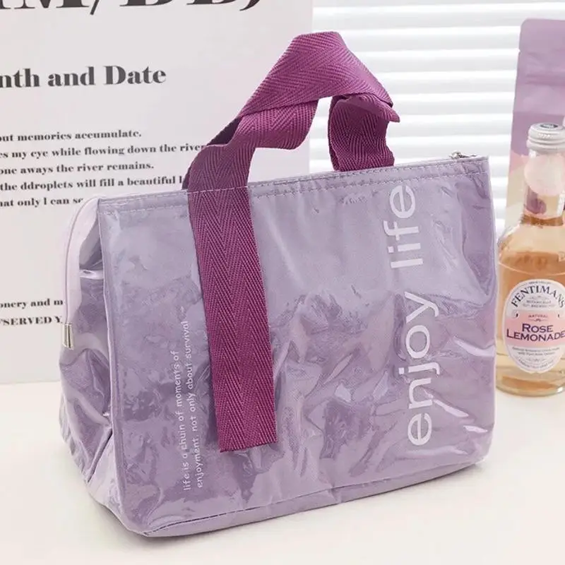 

Cute Insulated Lunch Bag Camping Food Drink Cooler Bag Picnic Travel Bag Waterproof Food Storage Box For Student Office Worker