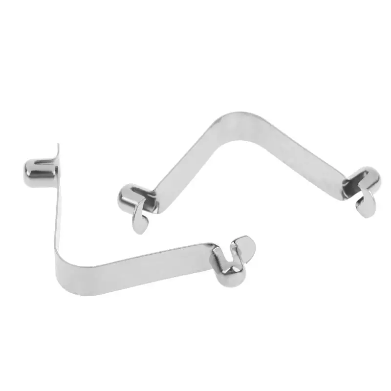 Kayak Paddle Spring Snap Clips Push Button Spring Clip V-Shaped Lift Telescopic Locking Tube Pole Clips For Awning Tent Pole