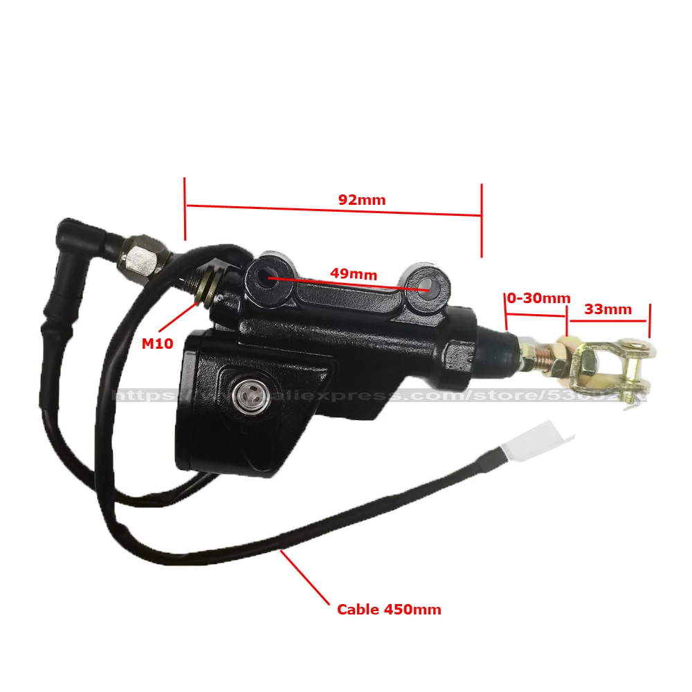 Rear Brake Pump Sensor Cable For cfmoto cf moto 150cc CF150-3 150NK Motorcycle Accessories Part