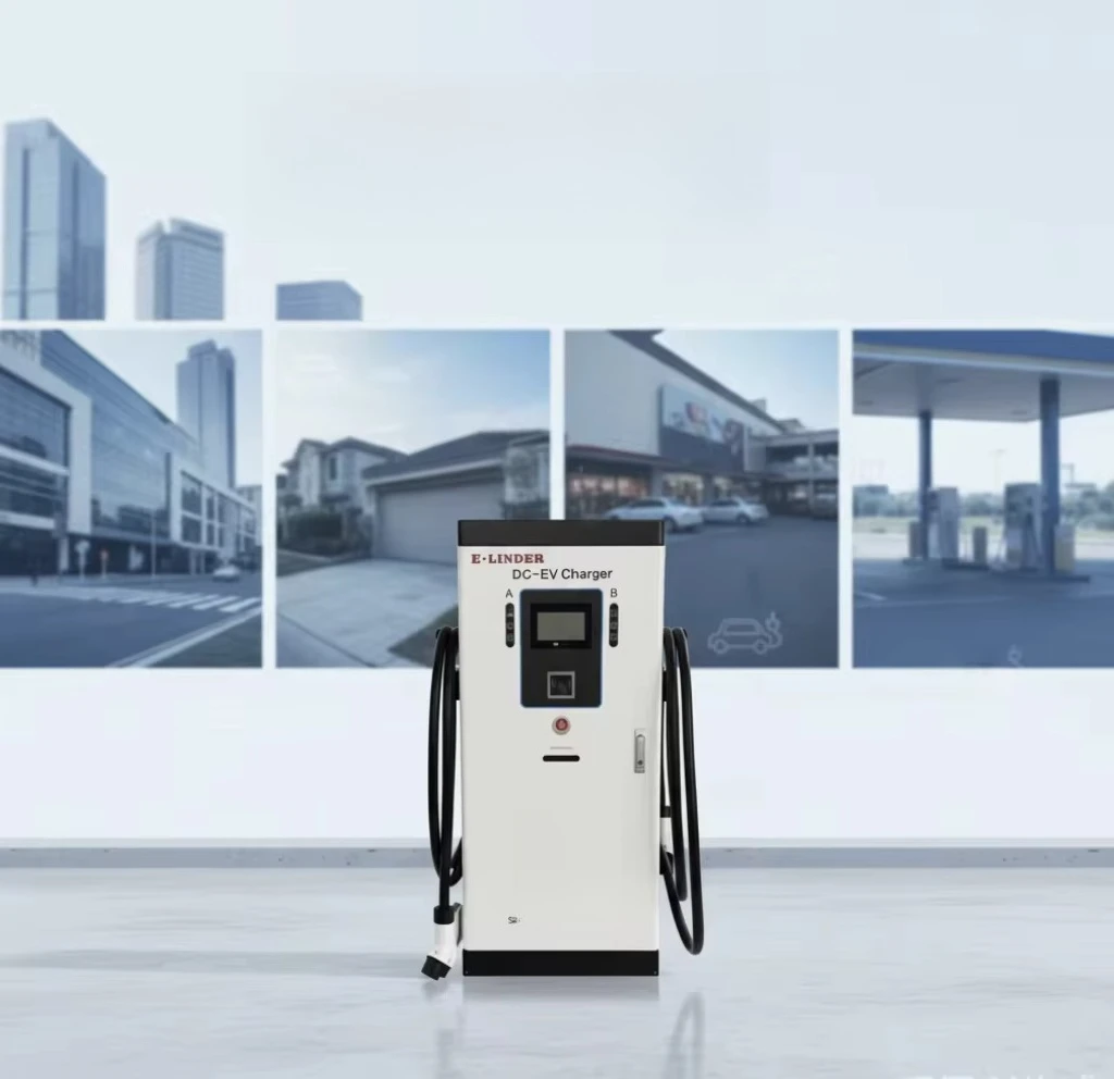 EU EV Charger DC EV Charger 60KW 80KW 120KW 160KW 180KW 240KW Dual-gun Integrated DC Charging System CE UKCA Certified CCS OCPP