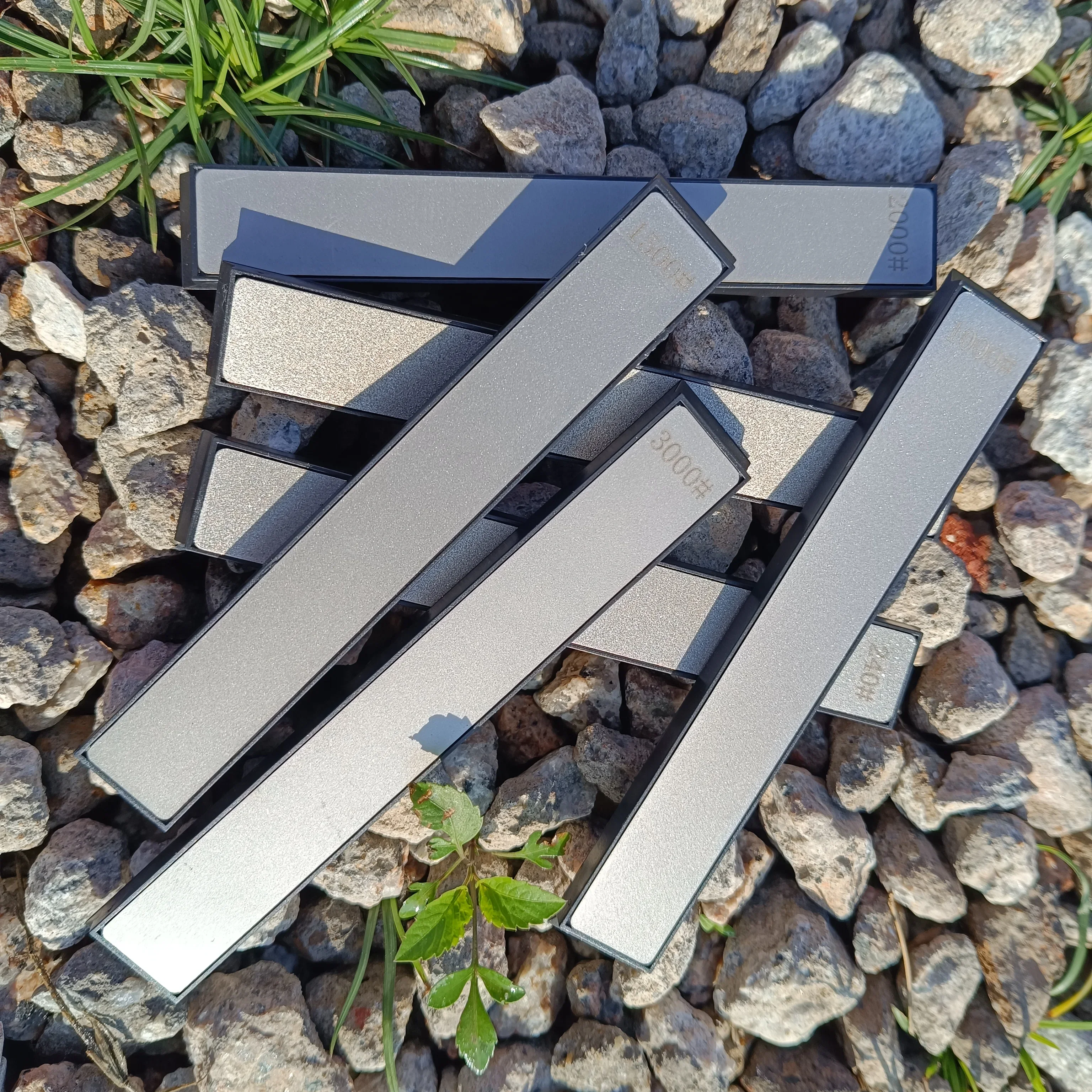 [4pcs]Diamond Stones Grinding Blade Multi-purpose Outdoor Sharpener Fixed Angle Sharpener Dedicated to Making Correction Stones