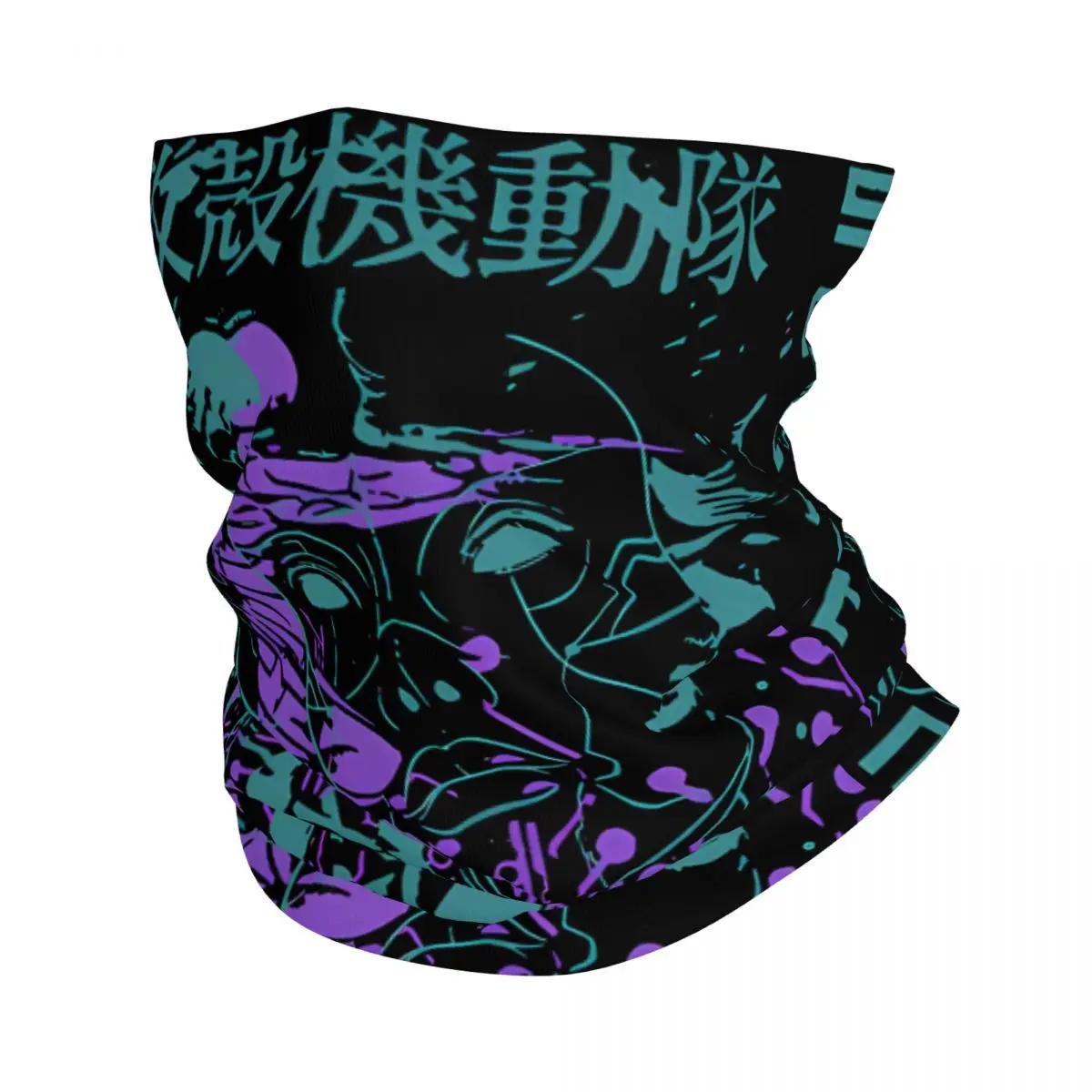 Unbelievable Ghost In The Shell Bandana Neck Cover Motocross Face Scarf Multi-use Cycling Riding Unisex Adult Winter