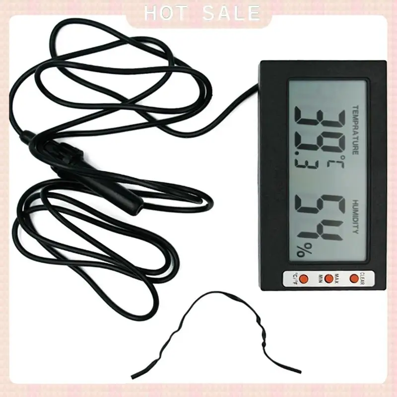 Termómetro electrónico Digital para interiores, higrómetro, medidor LCD, Sensor, Detector de temperatura y humedad, entrega en 24 horas
