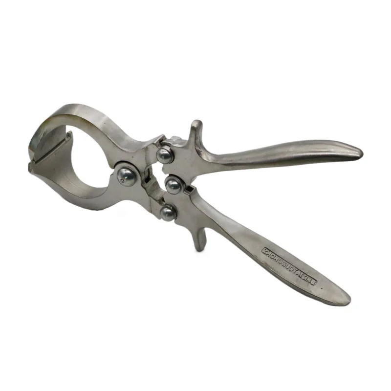 1Pc Livestock Without Blood Castration Pliers Pig Sheep Testicular Castration Clamp Farm Animal Scrotum Clamps Veterinary Tools