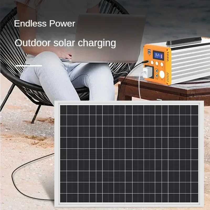 500W Portable Power Station 360Wh solar generetor  Solar Panel Kit 220V Emergency Mobile Power Bank Outdoor Camping equipment