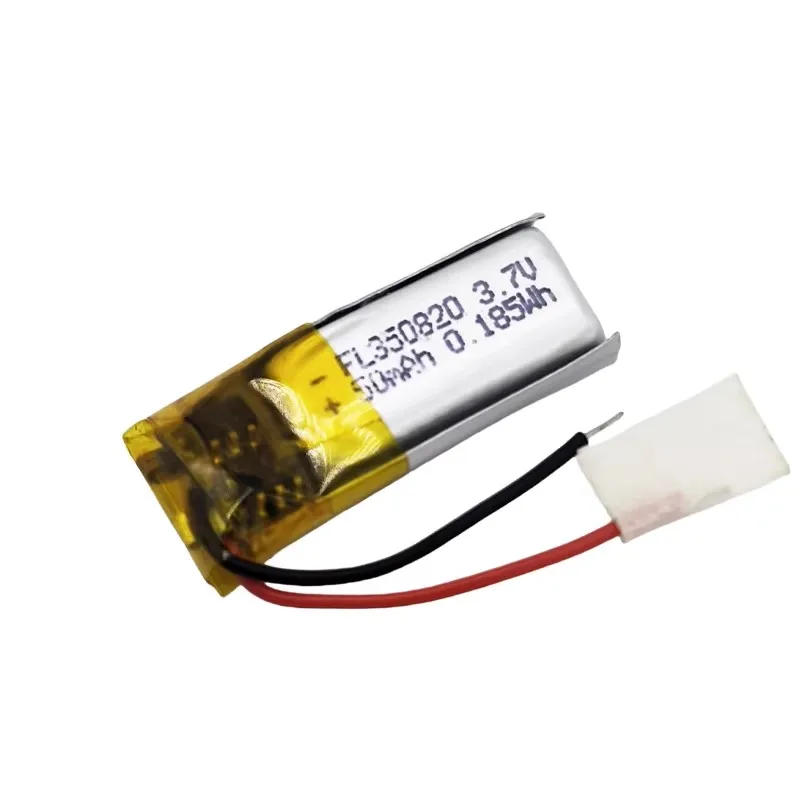 Upgrade 350820 20PCS 50mAh 3.7V Li-Po Battery for Smart Selfie Sticks Smart Bracelets Bluetooth Headphones Rechargeable Battery