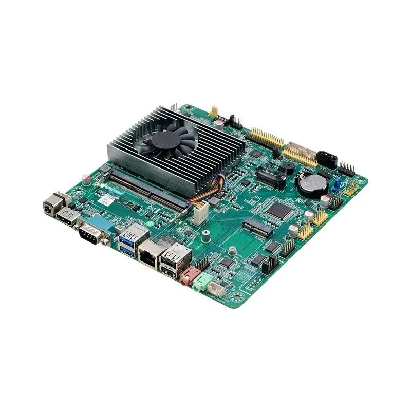 For Industrial Control Main Board N100 Quad-core Mini ITX Dual EDP/LVDS All-in-one Machine Small Main Board 10USB