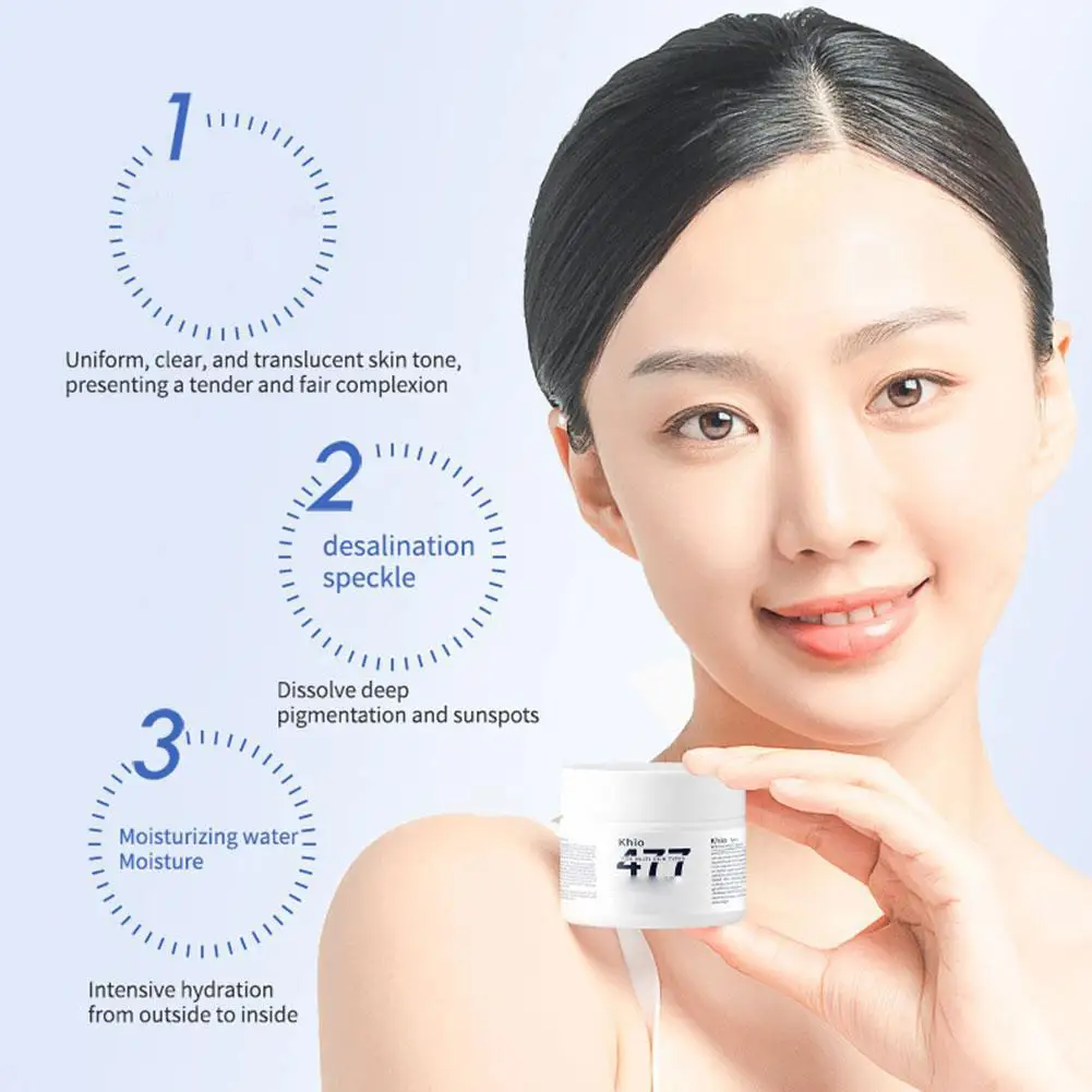 477 Skin Genesis Spot Whitening Gream sbiadisce Spot leviga e illumina il correttore del tono dulness allevia idrata la maschera della pelle