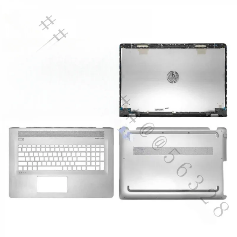CZ+New Silver Full A B C D Shell LCD Back Cover Bezel Palmrest Bottom Case For HP ENVY X360 17-U M7-U 17T-U 17.3
