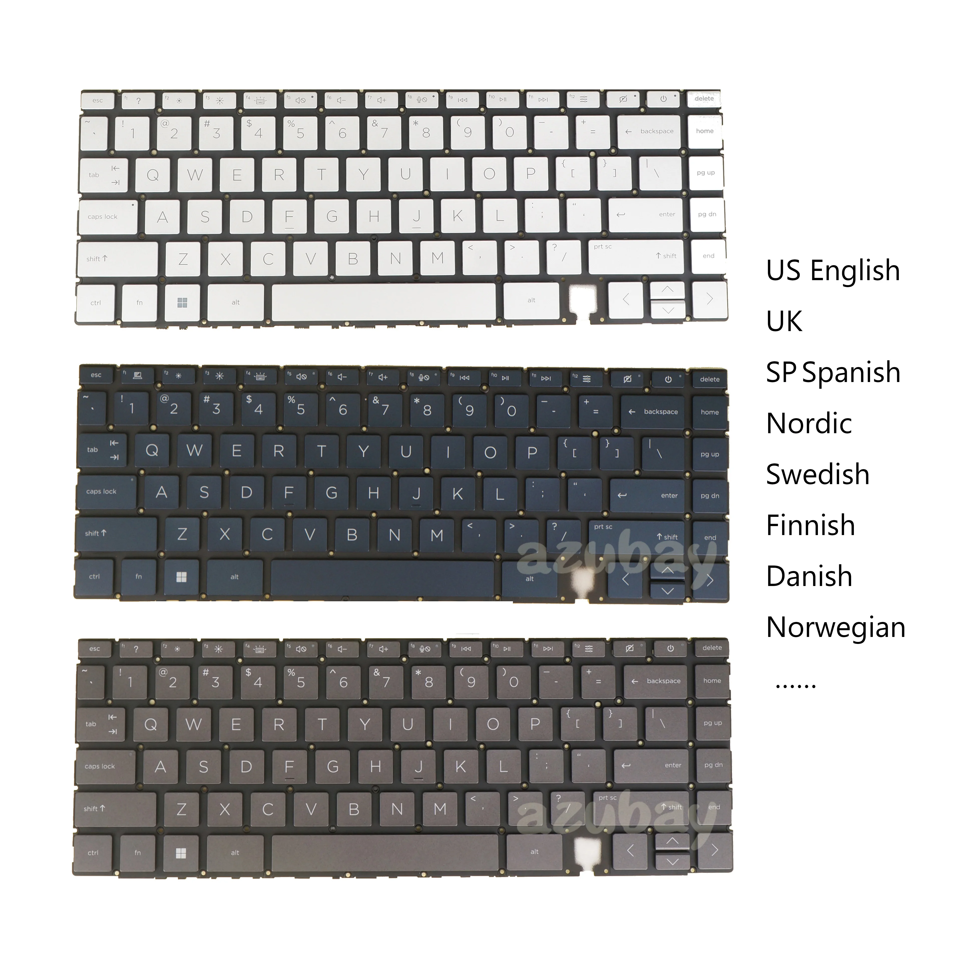 Backlit Laptop Keyboard For HP Spectre x360 14-ea 14-ea0000 14-ea1000 14-ea2000 14t-ea 14t-ea000 US UK Spanish Nordic NW DK SD