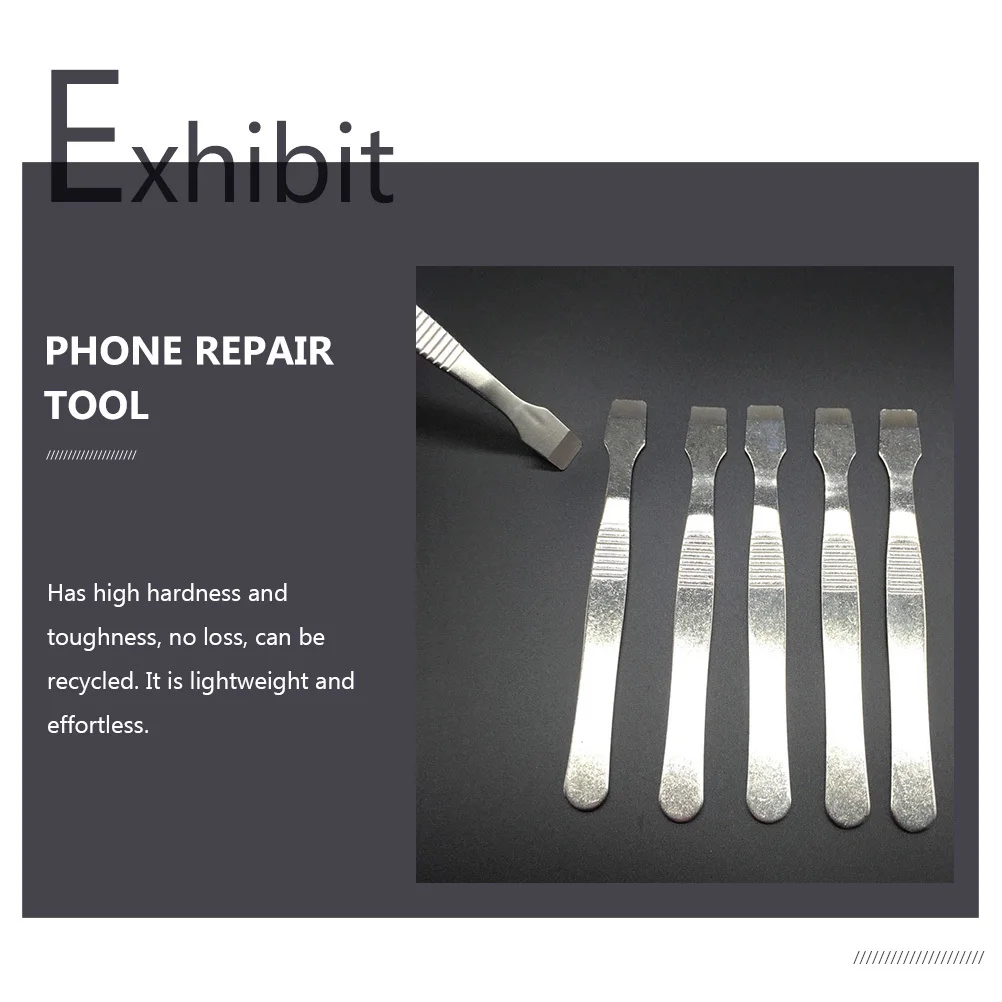 ชุดเครื่องมือขูดซ่อมโทรศัพท์ 5 ชิ้น ชุดเครื่องมือถอดประกอบอเนกประสงค์สำหรับโทรศัพท์มือถือ แท็บเล็ต และอุปกรณ์อิเล็กทรอนิกส์อื่นๆ