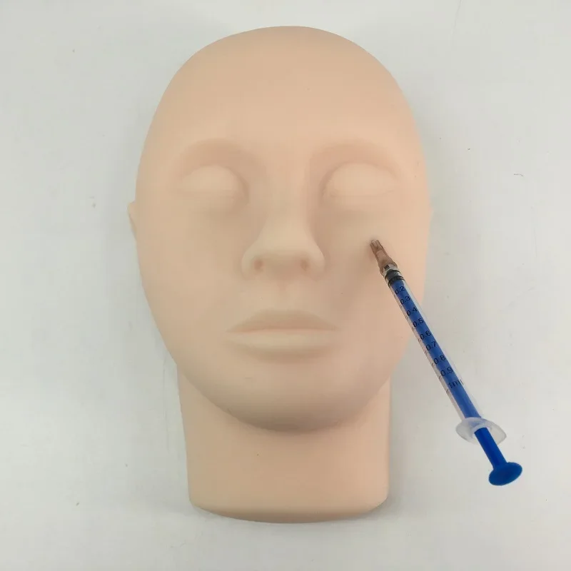 Silicone Facial Surgical Model Surgical Training Model Beauty Fine-tuning V-face Injection Head Model Medical Teaching Resource