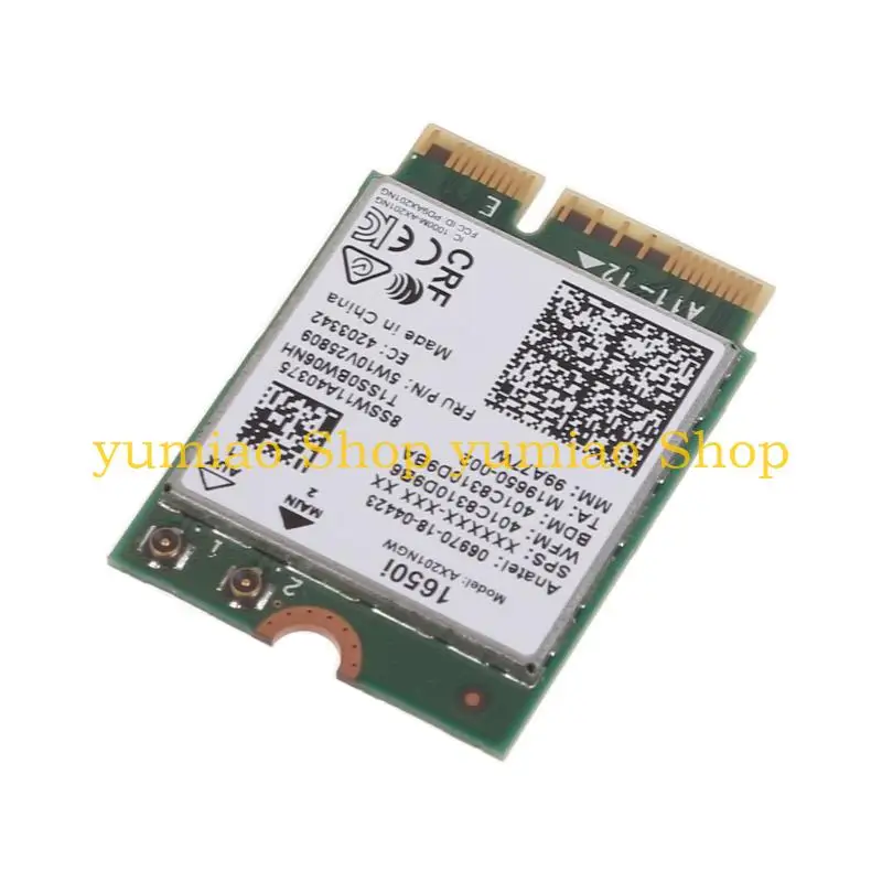 587B High Speed Killer1650i DualBand Wifi6 Card AX201NGW AX201 for Windows10