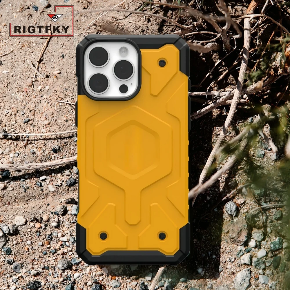

Heavy Military Armor Shockproof Phone Case For Iphone 17 Pro Max Air 16 15 Plus14 13 12 Magnetic Rugged Protective Back Cover