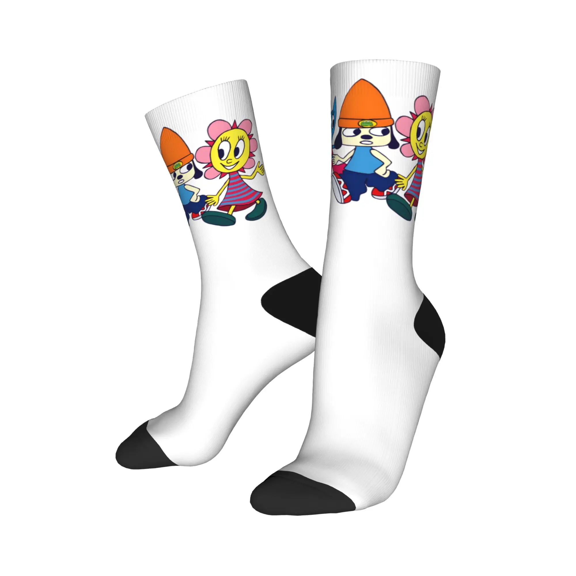 PaRappa The Rappers Socks Spring  Stockings Harajuku Men's Comfortable Socks Pattern Running Sports Non-Slip Socks