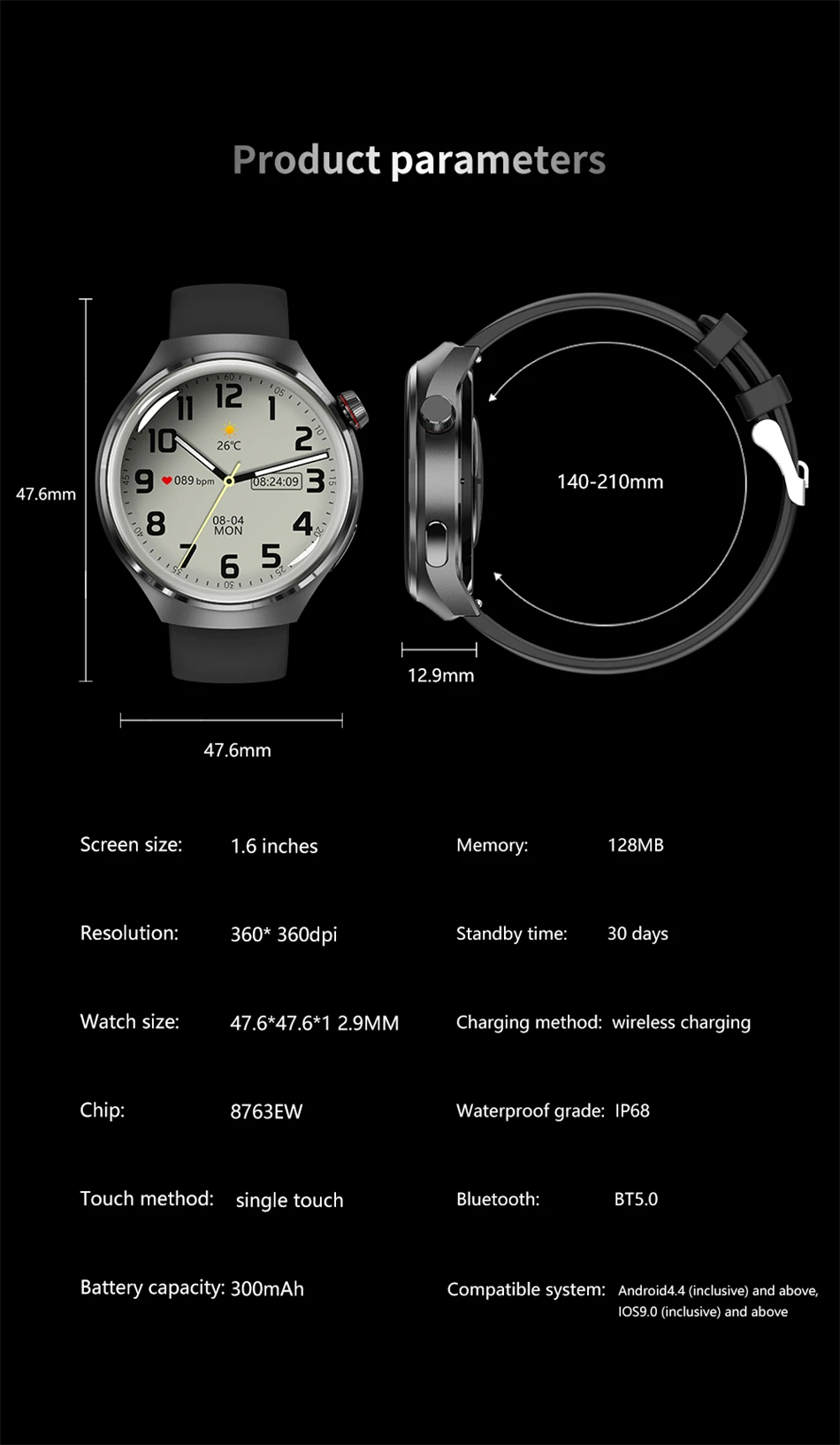 2026 New Watch 4 Pro Man Woman Smart Watch Bluetooth Call GPS NFC Heart Rate 100+ Sports Waterproof Smart Watch For Android iOS S772e47e87e1e42b69a58a75b71ab9d631