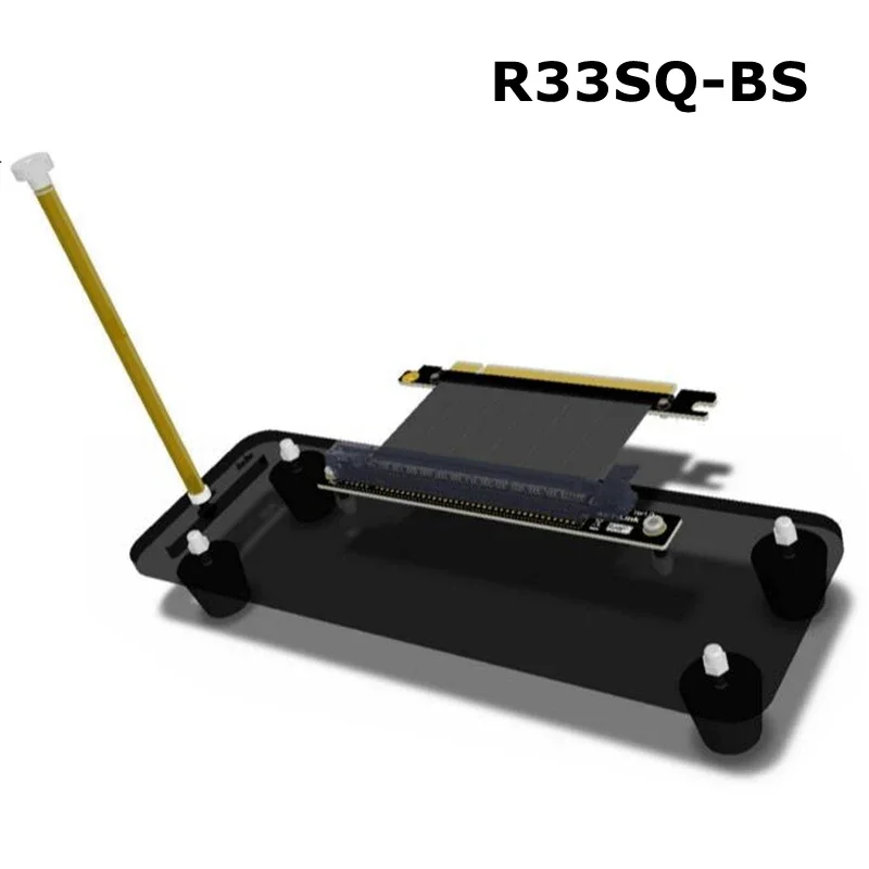 PCIe Riser Card PCI-E3.0 16X Вертикальная подставка для видеокарты Держатель-держатель Подставка + удлинительный кабель PCI-E для DIY ATX GTX1080Ti