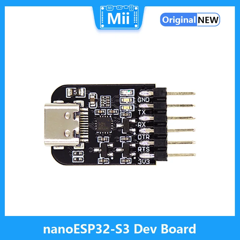 

nanoUART Serial Port Tool USB to TTL Module Adjustable IO Level Hardware Flow Control TYPE-C Interface Open Source Schematic