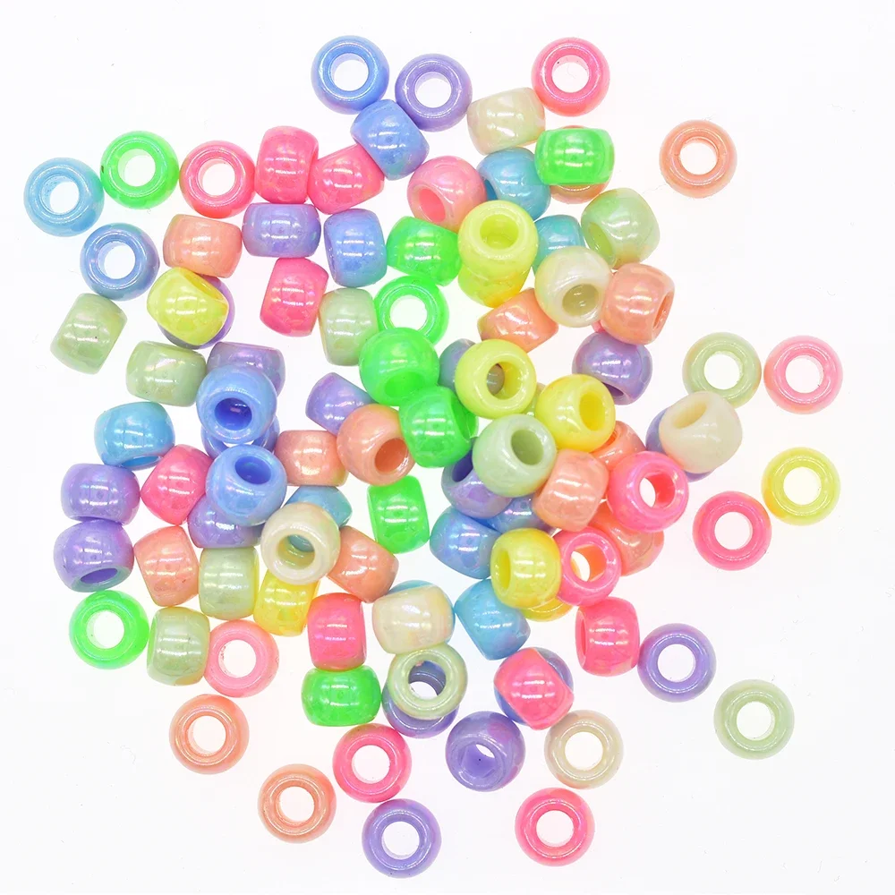 200pcs/bag 6*8.5mm Dreadlocks Hair Ring Hair Braid Beads hair braid dread dreadlock Beads cuffs clips approx 4mm hole