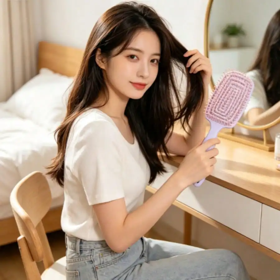 

Ribs Comb, Mosquito Coil Volume Styling Brush, Air Cushion Scalp Massage Detangler, Fast Drying Anti-Static Tool, Ideal For Salon, Home & Travel, Perfect For All Hair Types, Must-Have Hair Care Essential & Beauty Gift