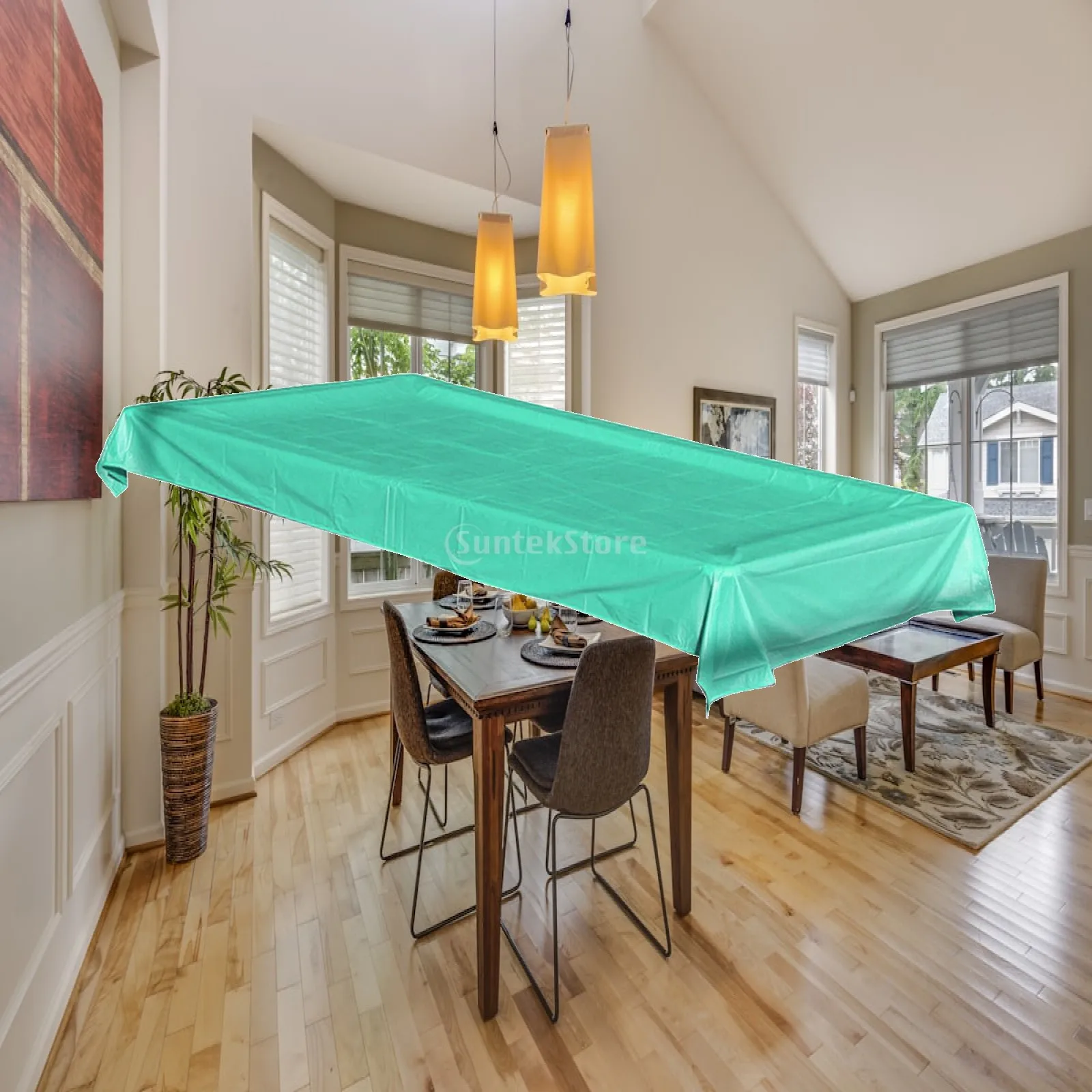 Water Resistant Snooker Pool Table Cover Tearproof Billiard Table Protection Easy Clean Tablecloth for Pool Table Supplies