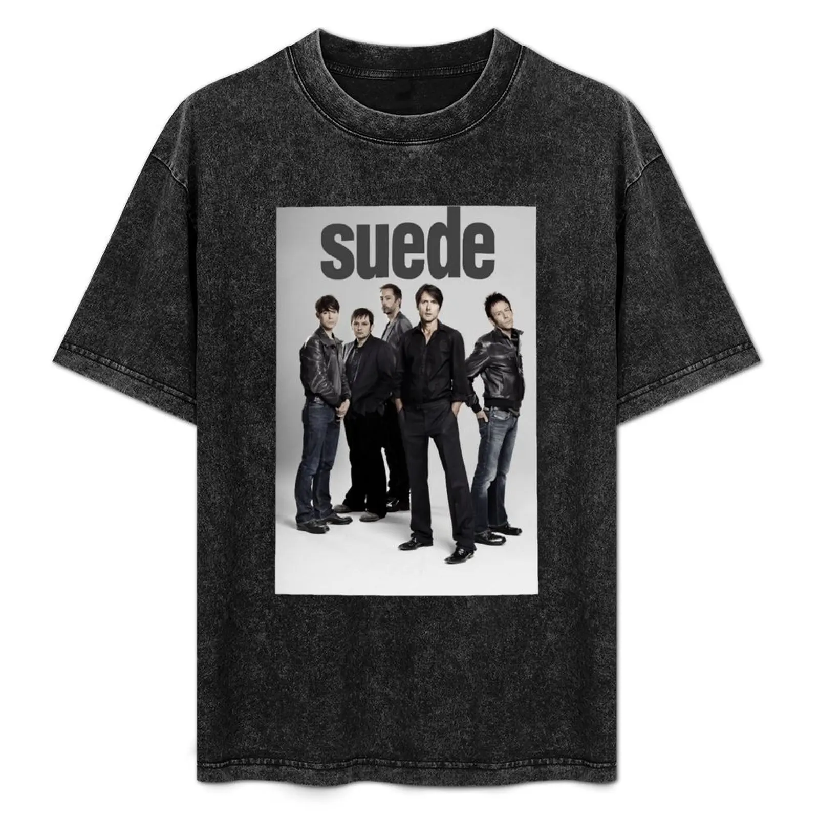 

Suede Band T-Shirt Minimalist Graphic Tee Shirt