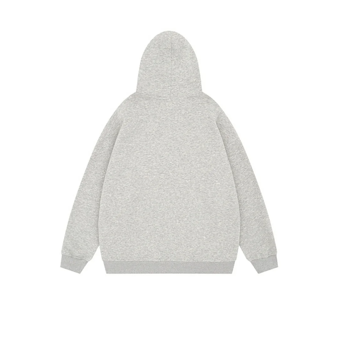 Gato frito gráfico hoodie puro algodão primavera e outono luxo nicho marca moda versátil masculino e feminino y2k hoodie