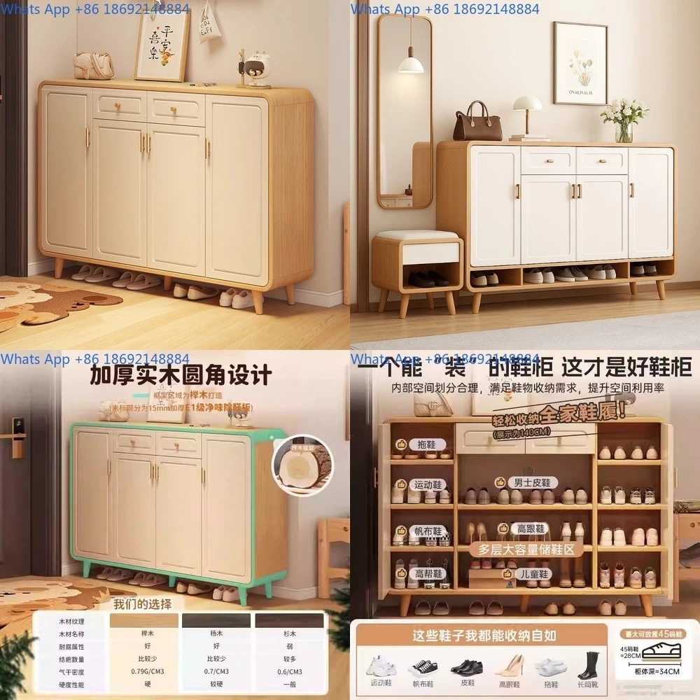 Modern Entryway Shoe Cabinet Storage Rack for Home Use Living Room Balcony Simple Multi Tier Organizer
