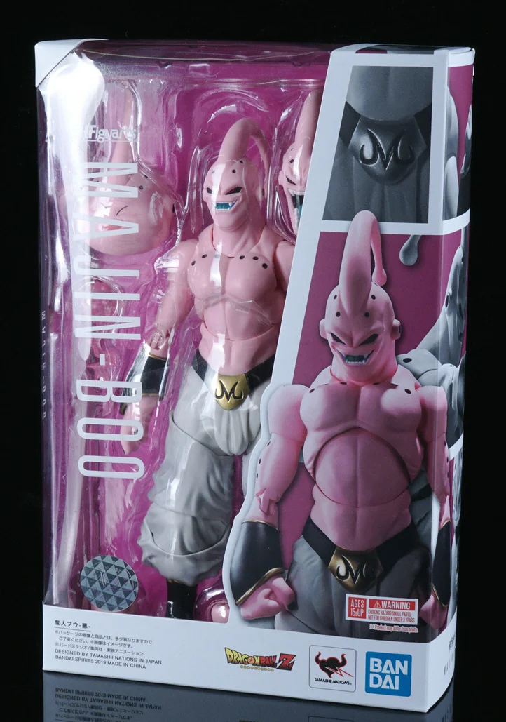 متوفر في المخزون بانداي أصلي S.H. فيجوارت ماجين بو الشر لعبة دراغون بول زد أنيمي عمل نموذج لجسم لعبة جمع هدية
