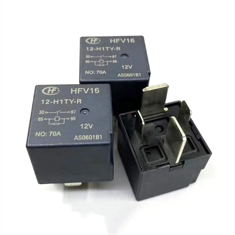 NEW HFV16 12-H1TY-R HFV16 12 H1TY R HFV1612H1TYR 12VDC DC12V 12V relay 70A 4PIN