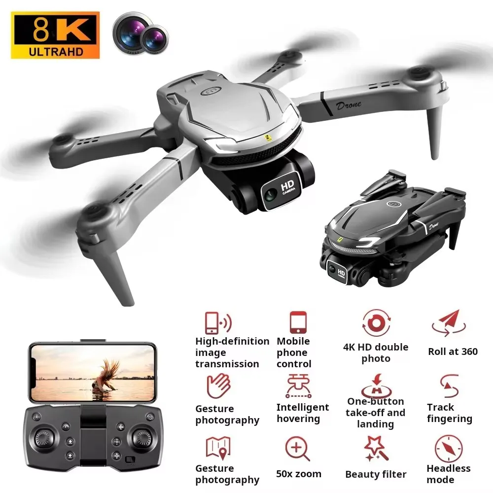 ل Xiaomi الطائرة بدون طيار 8K 5G GPS المهنية HD التصوير الجوي طائرات التحكم عن بعد HD كاميرا مزدوجة كوادكوبتر هدايا الأطفال